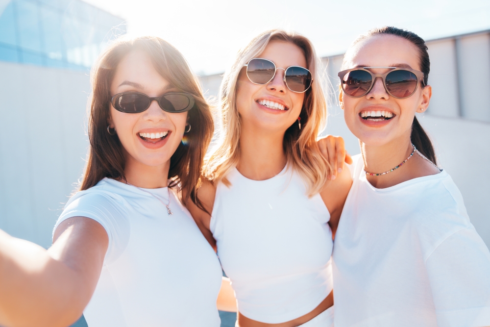 group of happy women